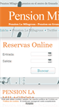 Mobile Screenshot of pensionlamilagrosa.com